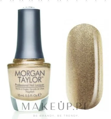 Morgan Taylor Professional Nail Lacquer лак для ногтей цветной глянцевый профессиональный стойкий 15 мл, оттенок 50075 - Give Me Gold