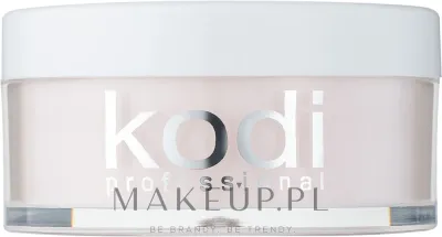 Kodi Professional Natural Peach Powder акриловая пудра базовая натуральный персик 22 г, камуфлирующий акрил для наращивания и моделирования ногтей