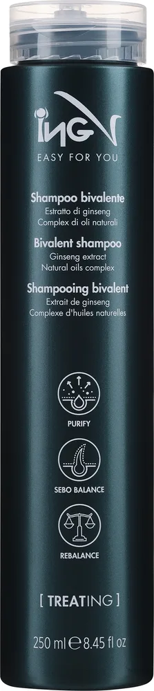 Бивалентный шампунь ING Professional Treat-ING Bivalent Shampoo против перхоти 3 в 1 250 мл