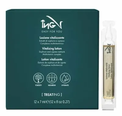 Лосьон для волос ING Professional Treat-ING Vitalizing в ампулах с ментолом 12 х 7 мл