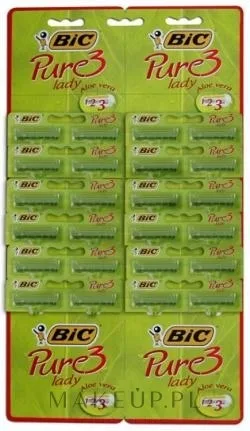 Bic Pure 3 Lady станки для бритья одноразовые женские с тремя лезвиями 24 шт