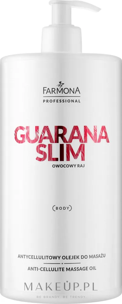 Антицеллюлитное массажное масло Farmona Professional Guarana Slim с водорослями 950 мл