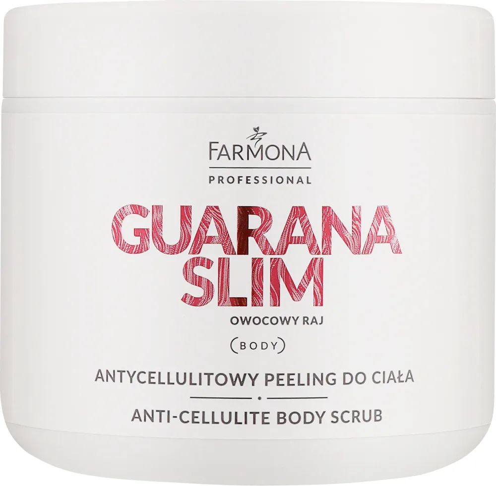 Farmona Professional Guarana Slim пилинг-скраб для тела сахарный антицеллюлитный с маслом ши и макадамией 600 г