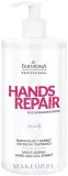 Farmona Professional Hands Repair сорбет для рук и ногтей увлажняющий персиковый 500 мл, крем для рук, масло ши, шёлковые протеины, для салона — фото 1