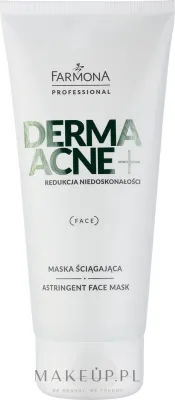 Стягивающая маска для лица от несовершенств Farmona Professional Derma Acne+, 200 г