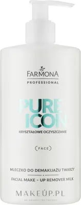 Farmona Professional Pure Icon молочко для снятия макияжа с пантенолом маслом подсолнечника 500 мл
