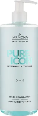 Увлажняющий кристальный тоник для лица Farmona Professional Pure Icon с гиалуроновой кислотой, 500 мл