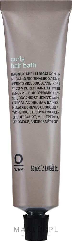 Шампунь-ванна для кудрявых волос Oway Curly Hair Bath с солодкой и зверобоем 240 мл