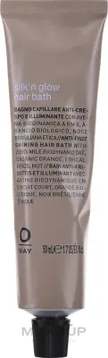 Шампунь для восстановления волос после солнца Oway Silk'n Glow Hair Bath, шаг 1 из 3