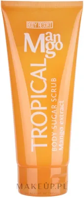 Сахарный скраб для тела Body Resort Tropical Mango с экстрактом манго, 250 мл