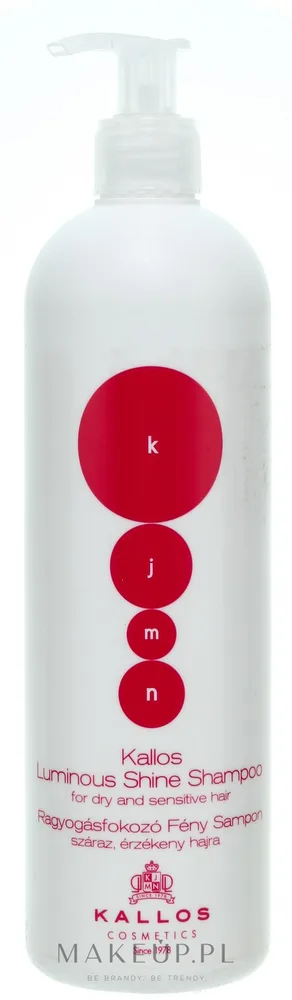 Шампунь для блеска волос Kallos Cosmetics Luminous Shine Shampoo с протеинами молока 5000 мл