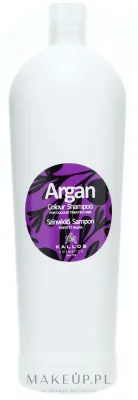 Шампунь для окрашенных волос Kallos Cosmetics Argan Colour Shampoo с маслом арганы 1000 мл