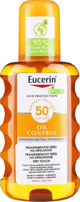 Спрей солнцезащитный для тела Eucerin Sun Transparent SPF 50 прозрачный 200 мл