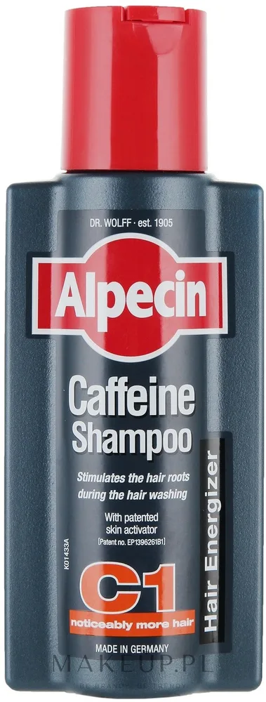 Кофеиновый шампунь Alpecin C1 Caffeine Shampoo против выпадения волос без силиконов 250 мл