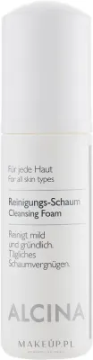 Alcina Cleansing Foam разглаживающая очищающая пенка для лица с молочной кислотой и пантенолом, 500 мл