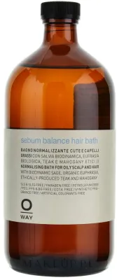 Шампунь для жирной кожи головы Oway Sebum Balance Hair Bath балансирующий себорегулирующий 240 мл