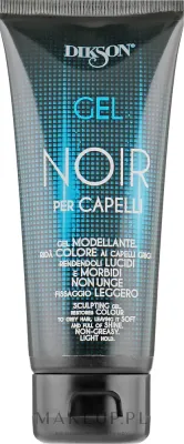 Dikson Uomo Gel Noir Per Capelli гель для укладки волос мужской тонирующий, для седых волос, 500 мл
