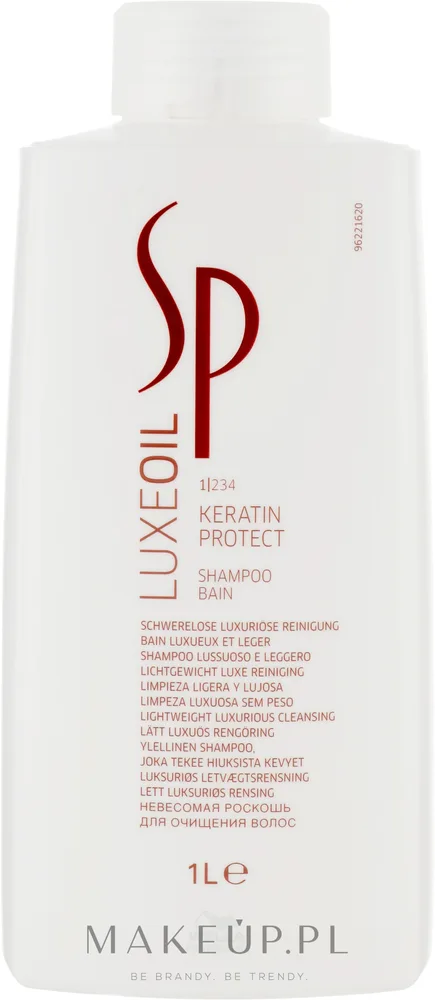 Кератиновый восстанавливающий шампунь Wella SP Luxe Oil Keratin Protect Shampoo для сухих волос