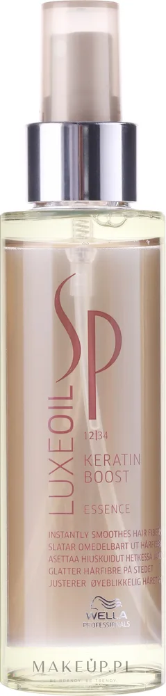 Wella SP LuxeOil Keratin Boost Essence эссенция для волос разглаживающая и увлажняющая несмываемый уход с аминокислотами и маслами 100 мл