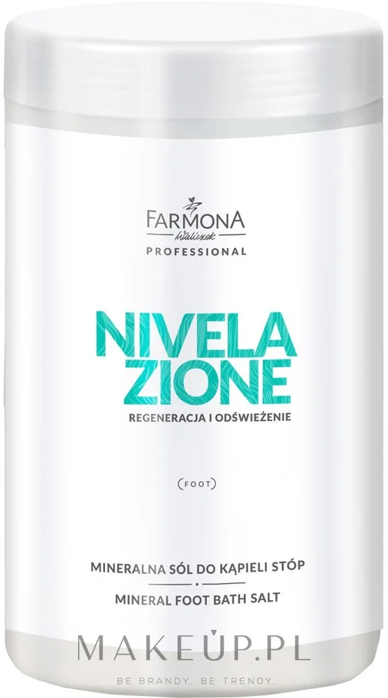 Farmona Professional Nivelazione соль для ванночек для ног минеральная, регенерация и освежение, размягчает кожу стоп, 1500 г