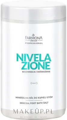 Farmona Professional Nivelazione соль для ванночек для ног минеральная, регенерация и освежение, размягчает кожу стоп, 1500 г