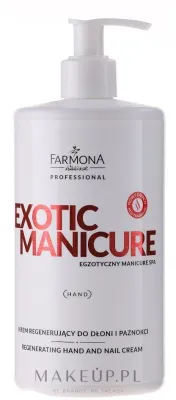 Крем для рук и ногтей Farmona Professional Exotic Manicure Spa с комплексом масел восстанавливающий 500 мл