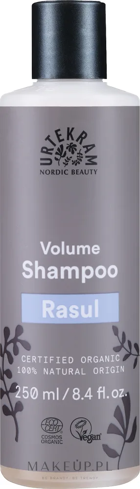 Органический шампунь для объёма волос Urtekram Rasul Volume Shampoo с марокканской глиной рассул 250 мл