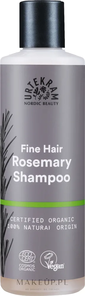 Органический шампунь для тонких волос Urtekram Rosmarin Shampoo Fine Hair с маслом розмарина 250 мл