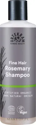 Органический шампунь для тонких волос Urtekram Rosmarin Shampoo Fine Hair с маслом розмарина 250 мл