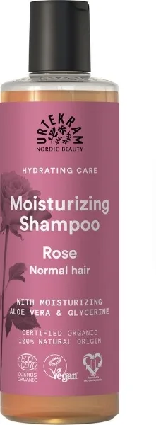 Органический шампунь для нормальных волос Urtekram Rose Shampoo Normal Hair с дамасской розой