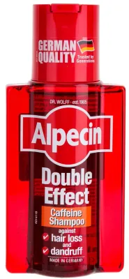 Кофеиновый шампунь Alpecin Double Effect Caffeine Shampoo против перхоти и выпадения волос 200 мл