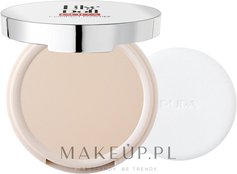 Матирующая компактная пудра Pupa Like A Doll Compact Powder SPF 15, 10 г, оттенок 02 - Jasnobeżowy