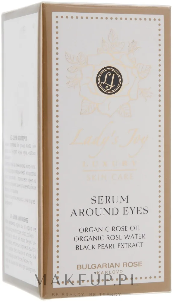 Сыворотка для кожи вокруг глаз Bulgarian Rose Lady's Joy Luxury с розой и коллагеном 30 мл