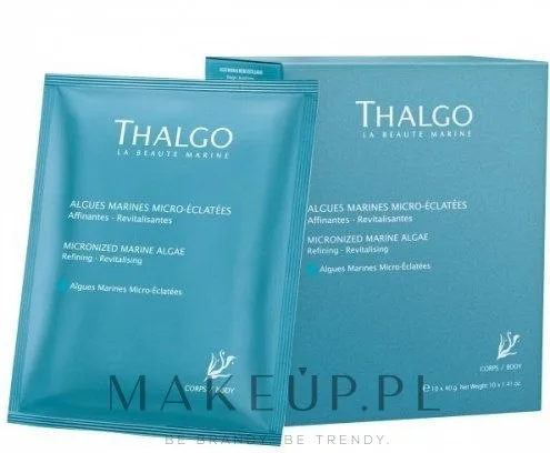Thalgo Les Essentiels Marins микронизированные морские водоросли 10 x 40 г, порошок для обертываний, масок и ванн