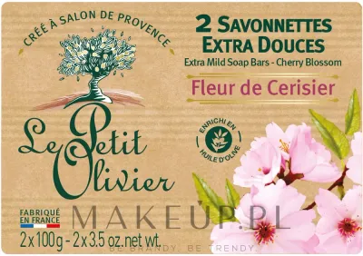 Деликатное туалетное мыло Le Petit Olivier Cherry Blossom с ароматом цветущей вишни, 2 x 100 г