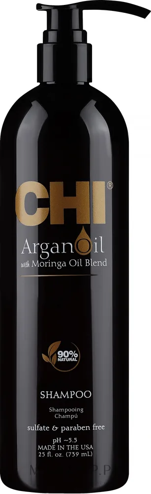 Шампунь CHI Argan Oil Plus Moringa Oil Shampoo восстанавливающий с аргановым маслом