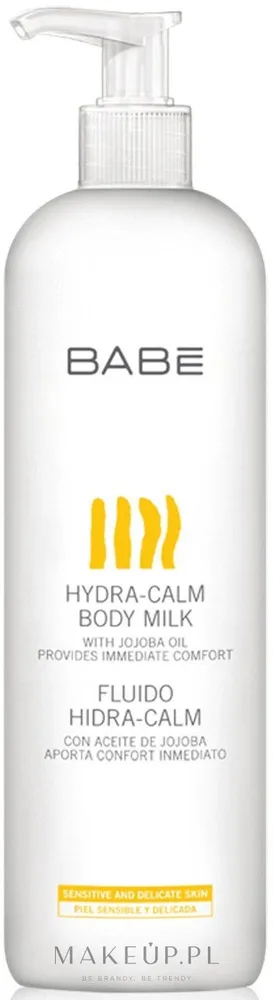 Babe Laboratorios Hydra-Calm молочко для тела увлажняющее с маслом жожоба, эмульсия после душа для чувствительной кожи, 500 мл