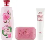 Набор BioFresh Rose of Bulgaria шампунь мыло и крем для рук с розовой водой 330 мл + 100 г + 75 мл — фото 2
