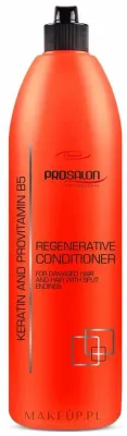 Prosalon Hair Care кондиционер для волос с кератином и пантенолом восстанавливающий 1000 г, бальзам для поврежденных и сухих волос, профессиональный уход