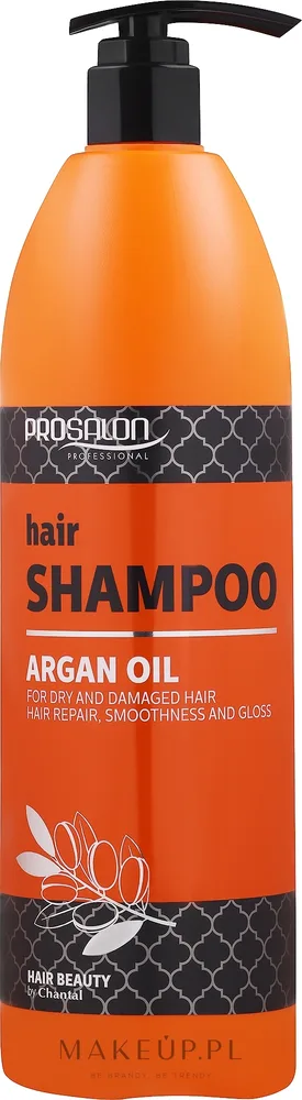 Шампунь Prosalon Argan Oil Shampoo с маслом арганы для сухих и повреждённых волос 1000 г