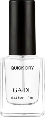 GA-DE Quick Dry верхнее покрытие для ногтей быстросохнущее, прозрачный топ для маникюра и сушка лака, 13 мл