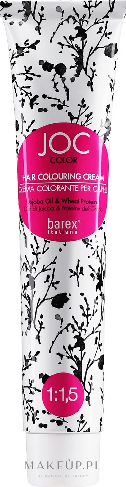 Barex Italiana Joc Color Line краска для волос стойкая крем-краска 100 мл, профессиональное окрашивание и закрашивание седины, питание маслом жожоба и белком пшеницы, оттенок 000 - Booster