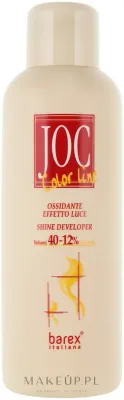 Barex Italiana Joc Color Line Oxygen эмульсия окислительная 12% 1000 мл, оксид для краски, окислитель для волос, кремовая эмульсия