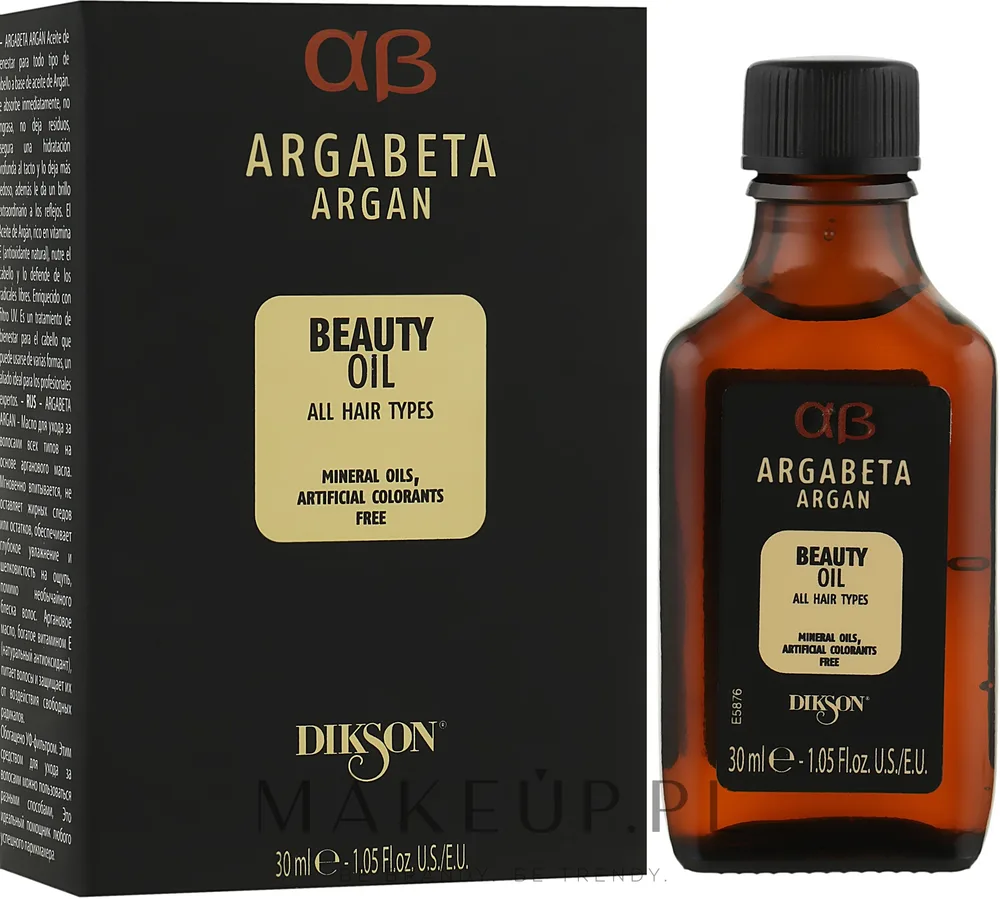 Аргановое масло для блеска волос Dikson ArgaBeta Beauty Oil