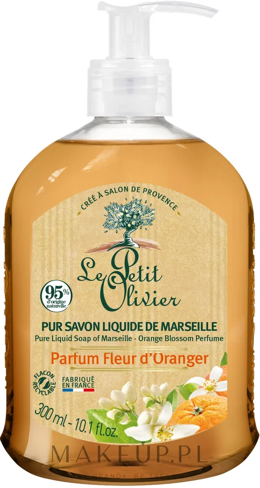 Жидкое мыло для рук Le Petit Olivier Orange Blossom с ароматом цветка апельсина, 300 мл
