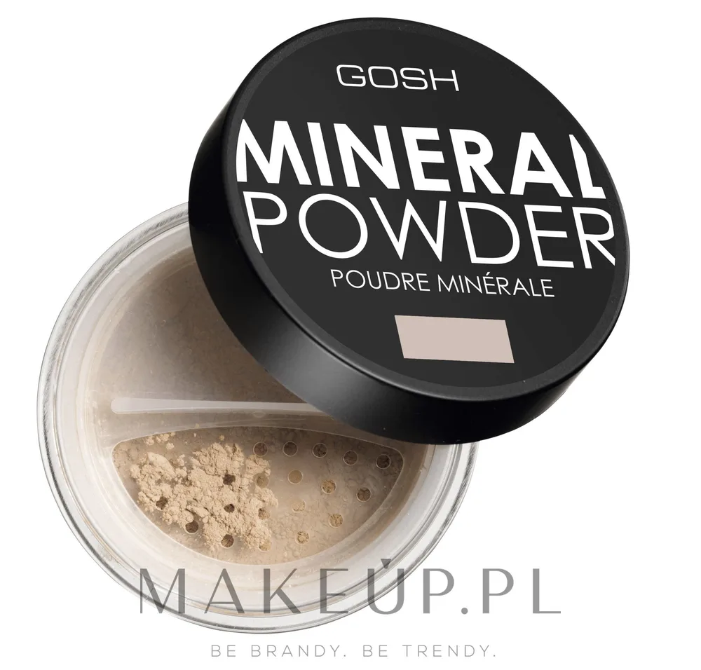 Минеральная рассыпчатая пудра Gosh Copenhagen Mineral Powder, 8 г, оттенок 02 - Ivory