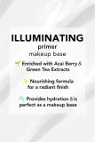База под макияж Flormar Illuminating Primer Base с эффектом сияния, выравнивающая, 30 мл — фото 2