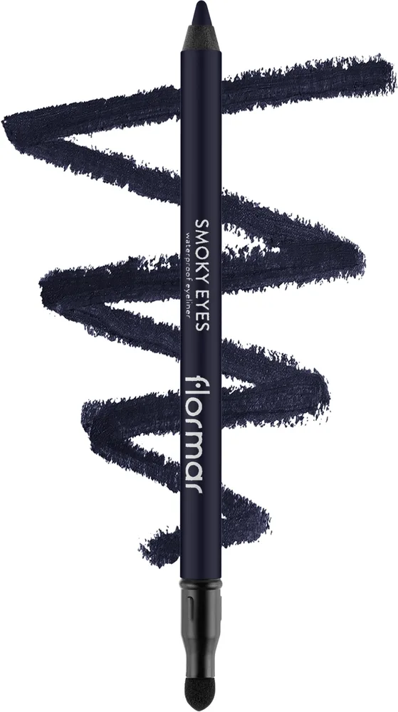 Подводка для глаз Flormar Smoky Eye кремовая, оттенок Royal Blue