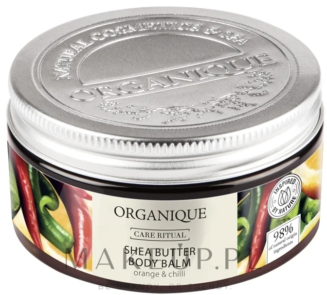 Бальзам для тела с маслом ши, апельсином и чили Organique Shea Butter Body Balm Orange and Chilli