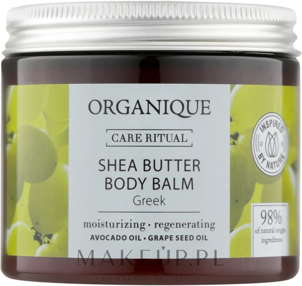 Бальзам для тела с маслом ши, греческая серия Organique Shea Butter Body Balm Greek